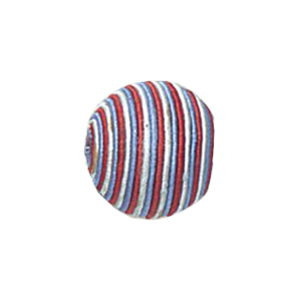 Thread Wrapped Wood Beads 11836