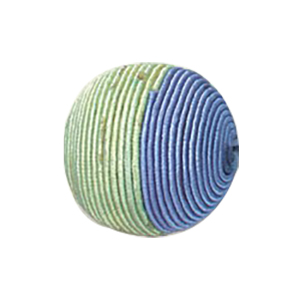 Thread Wrapped Wood Beads 11844