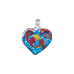 Color Foiled Glass Pendants 11887