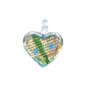 Color Foiled Glass Pendants 11893