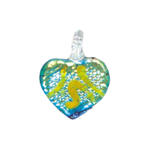 Color Foiled Glass Pendants 11897