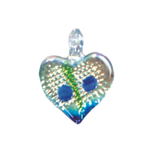 Color Foiled Glass Pendants 11902