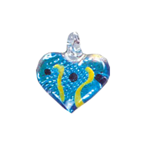 Color Foiled Glass Pendants 11905