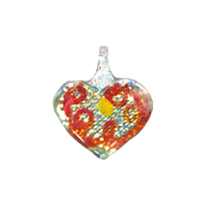 Color Foiled Glass Pendants 11906