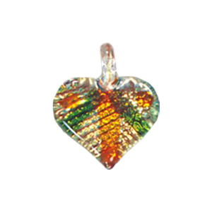 Color Foiled Glass Pendants 11909