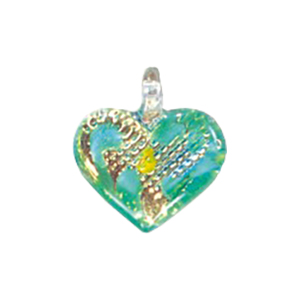 Color Foiled Glass Pendants 11912