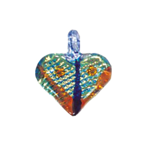 Color Foiled Glass Pendants 11918