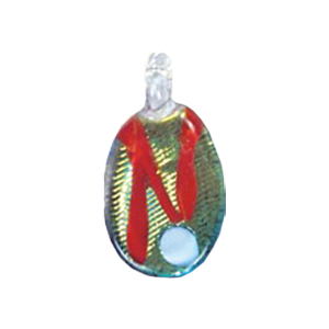 Color Foiled Glass Pendants 11933