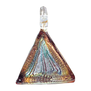 Silver Foiled Glass Pendants 11949
