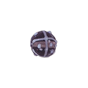 Stringer Lampworked Round Glass Beads 14174