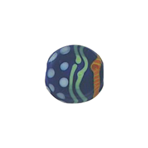 Designer Lampworked Glass Beads Handmade 14336