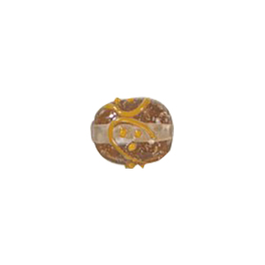 Stringer Lampworked Round Glass Beads 14364