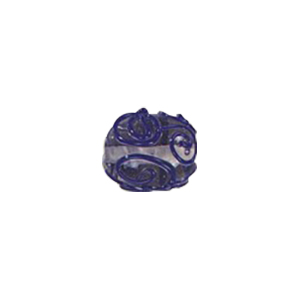 Stringer Lampworked Round Glass Beads 14372