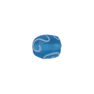 Stringer Lampworked Round Glass Beads 14407