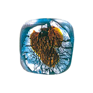 Silver foiled Glass Pendants 14460