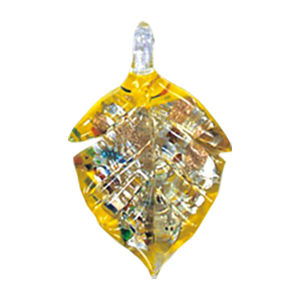 Silver foiled Glass Pendants 14470
