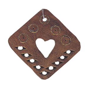 Carved Bood Pendants 14519