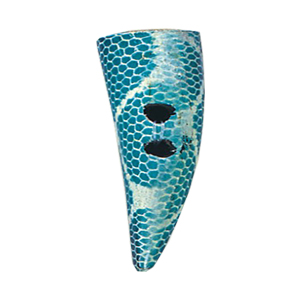 Painted Wood Claw Pendants and Buttons 14678