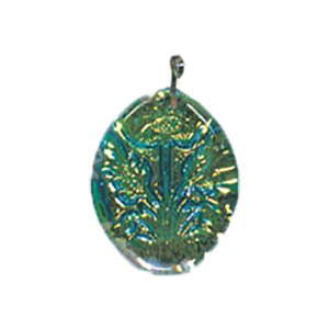 Dichroic foiled Glass Pendants 14749