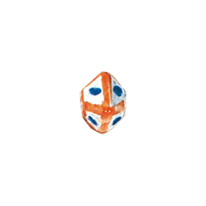 Porcelain Beads Hand painted Beads 14773