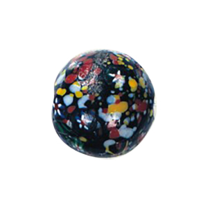 Printed large Furnace Glass Beads 14903
