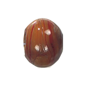 Striped large Furnace Glass Beads 14924