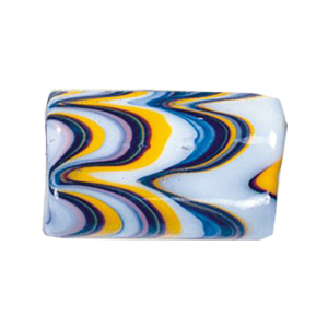 Striped large Furnace Glass Beads 14944