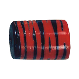 Striped large Furnace Glass Beads 14945