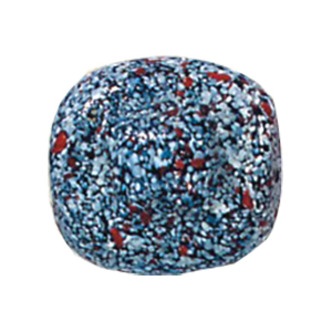 Printed and Striped large Furnace Glass Beads 15006