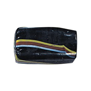 Printed and Striped large Furnace Glass Beads 15024