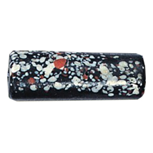 Printed and Striped large Furnace Glass Beads 15039