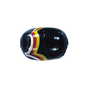 Evil Eyed and Striped large Furnace Glass Beads 15061