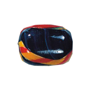 Evil Eyed and Striped large Furnace Glass Beads 15064