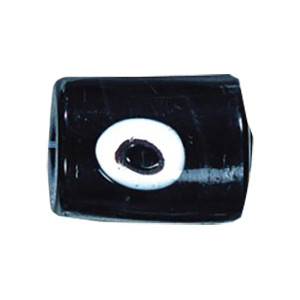 Evil Eyed and Striped large Furnace Glass Beads 15074