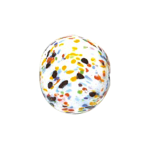 Printed small to large Furnace Glass Beads 15105