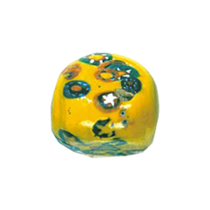 Printed small to large Furnace Glass Beads 15106