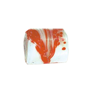 Printed and Striped medium   large Furnace Glass Beads 15132