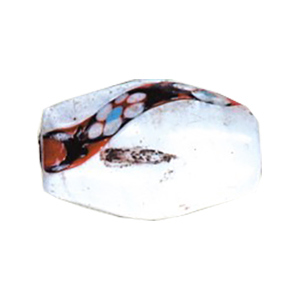 Printed and Striped medium   large Furnace Glass Beads 15136