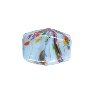 Printed and Striped medium   large Furnace Glass Beads 15141