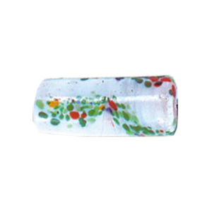Printed and Striped medium   large Furnace Glass Beads 15145