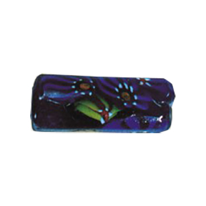 Printed and Striped medium   large Furnace Glass Beads 15146