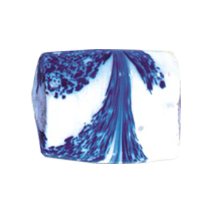 Printed and Striped medium   large Furnace Glass Beads 15148