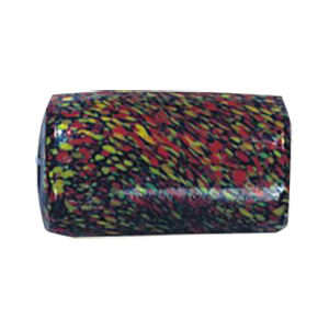 Printed Striped Venetian large Furnace Glass Beads 15199