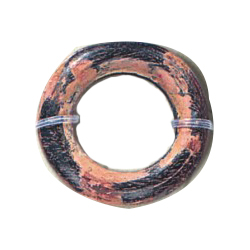 Dyed Ring Wood Beads 13244