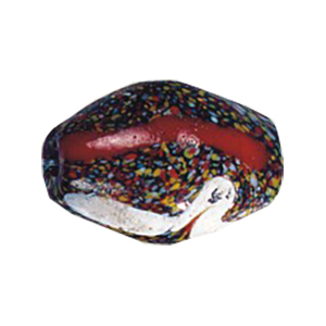 Printed large Furnace Glass Beads 15238