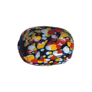 Printed large Furnace Glass Beads 15246