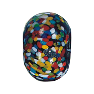 Printed large Furnace Glass Beads 15258