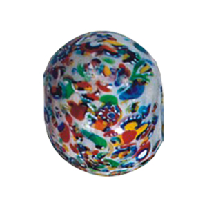 Printed large Furnace Glass Beads 15259