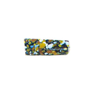Printed small   medium Furnace Glass Beads 15262