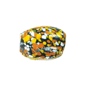 Printed small   medium Furnace Glass Beads 15278